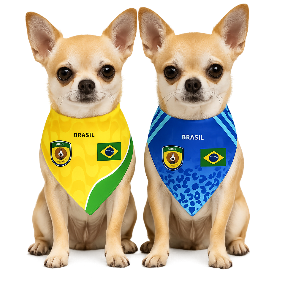 Brazil Soccer Dog Bandana
