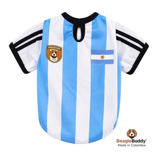Argentina Dog Soccer Jersey