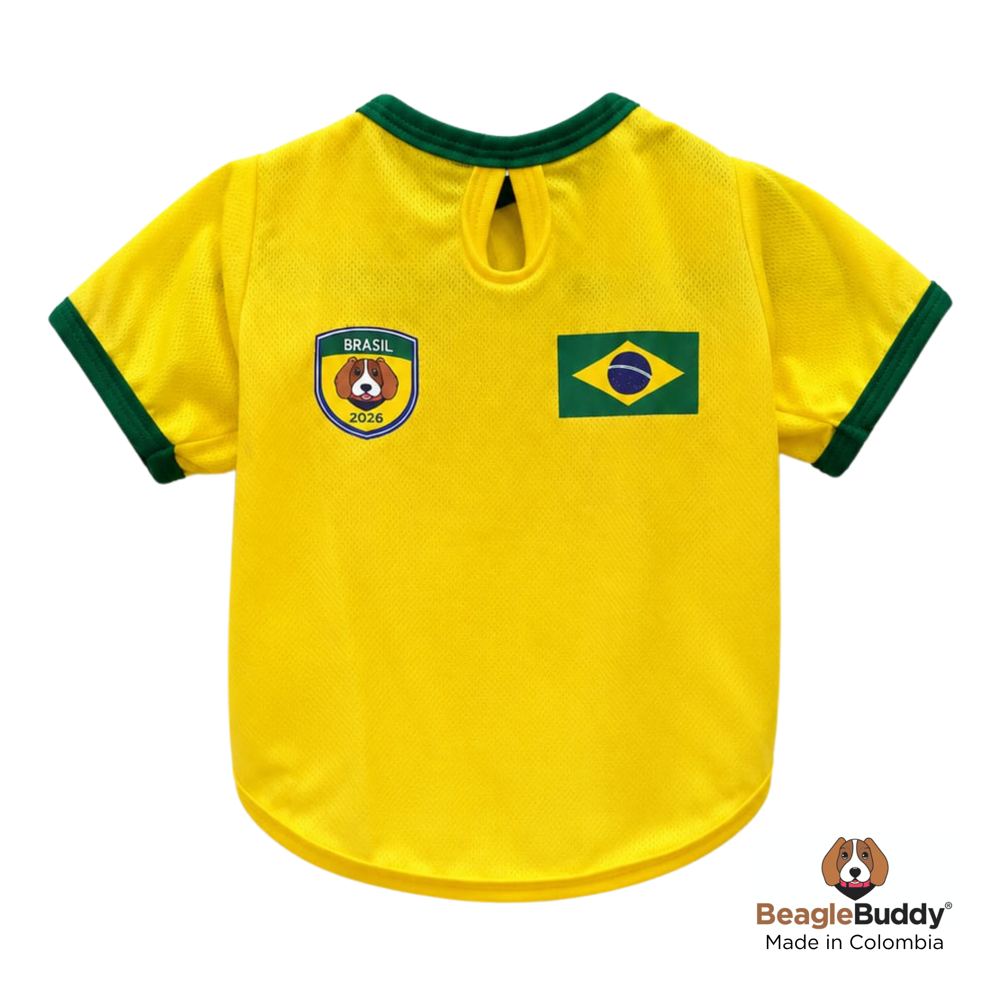 Brazil Dog Soccer Jersey