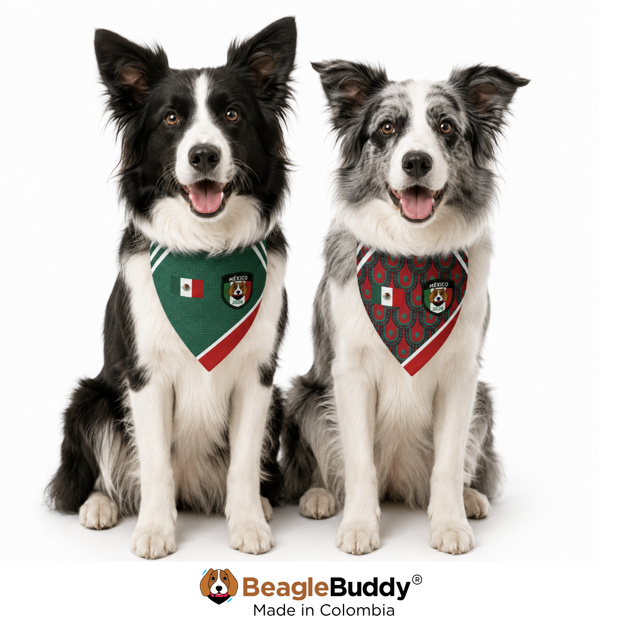 Mexico Soccer Dog Bandana