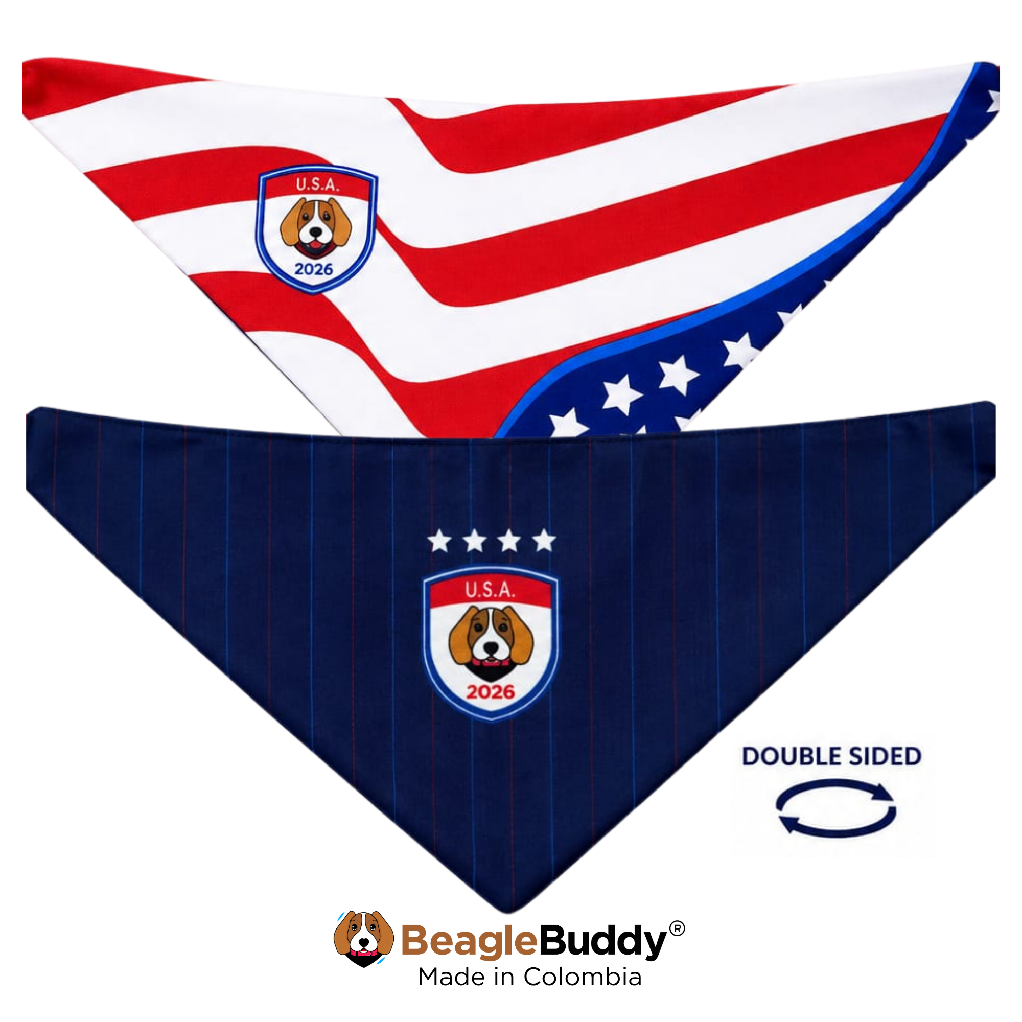 USA Soccer Dog Bandana